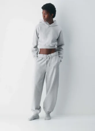 Cozy Sweatfleece Perfect Crop Hoodie Cozy Sweatfleece Perfect Crop Hoodie