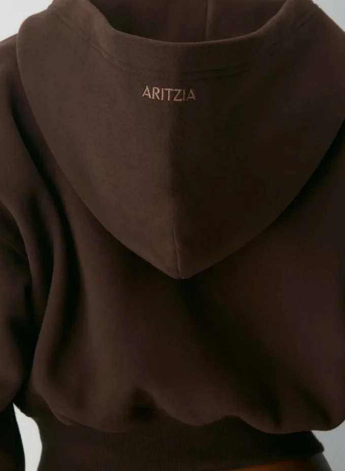 Cozy Sweatfleece Perfect Crop Zip Hoodie Cozy Sweatfleece Perfect Crop Zip Hoodie